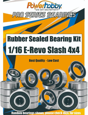 PowerHobby Pro Series Rubber Sealed Bearing Traxxas FOR 1/16 E-Revo Slash 4x4