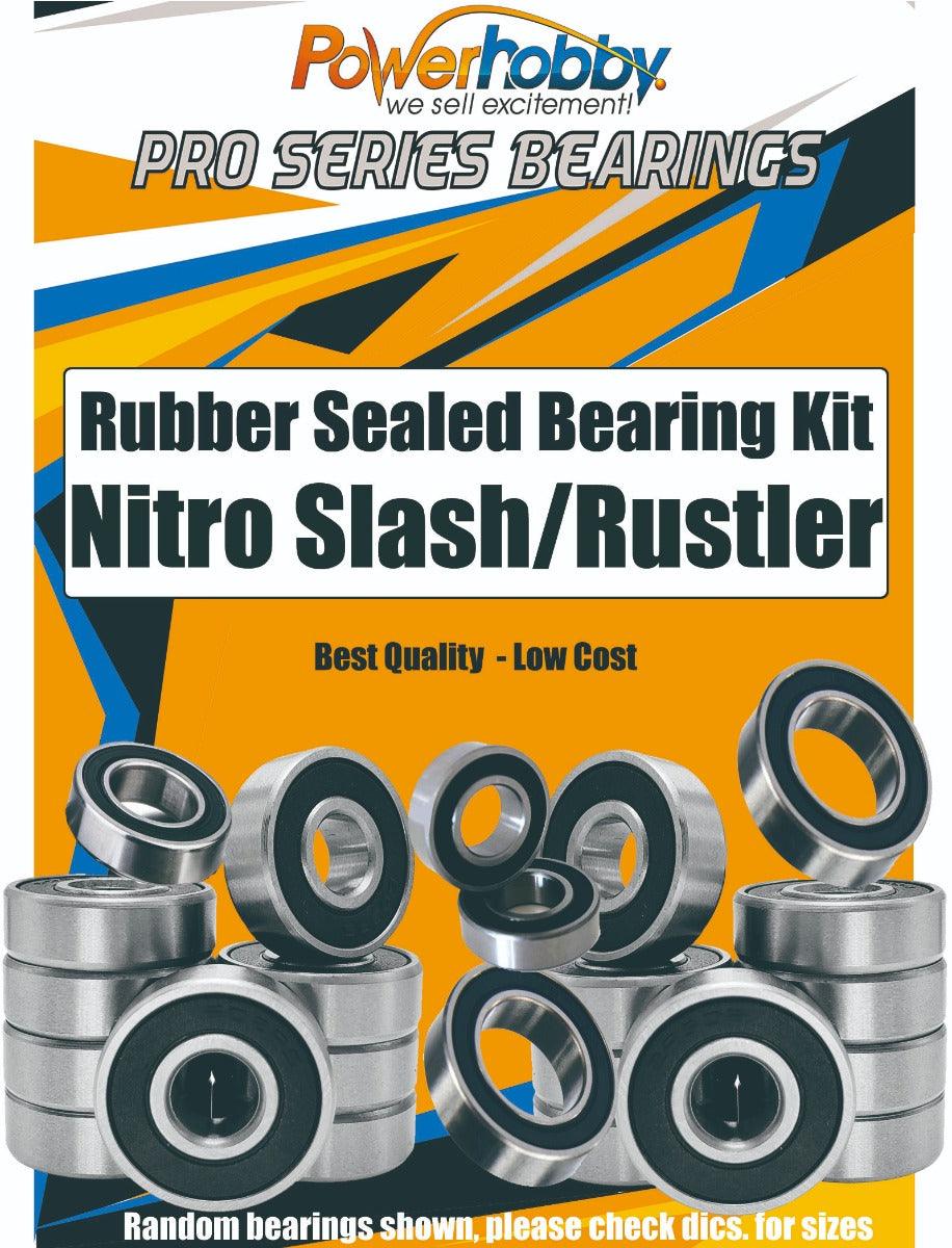 PowerHobby Pro Series Rubber Sealed Bearing FOR Traxxas Slash / Rustler 3.3 Nitro