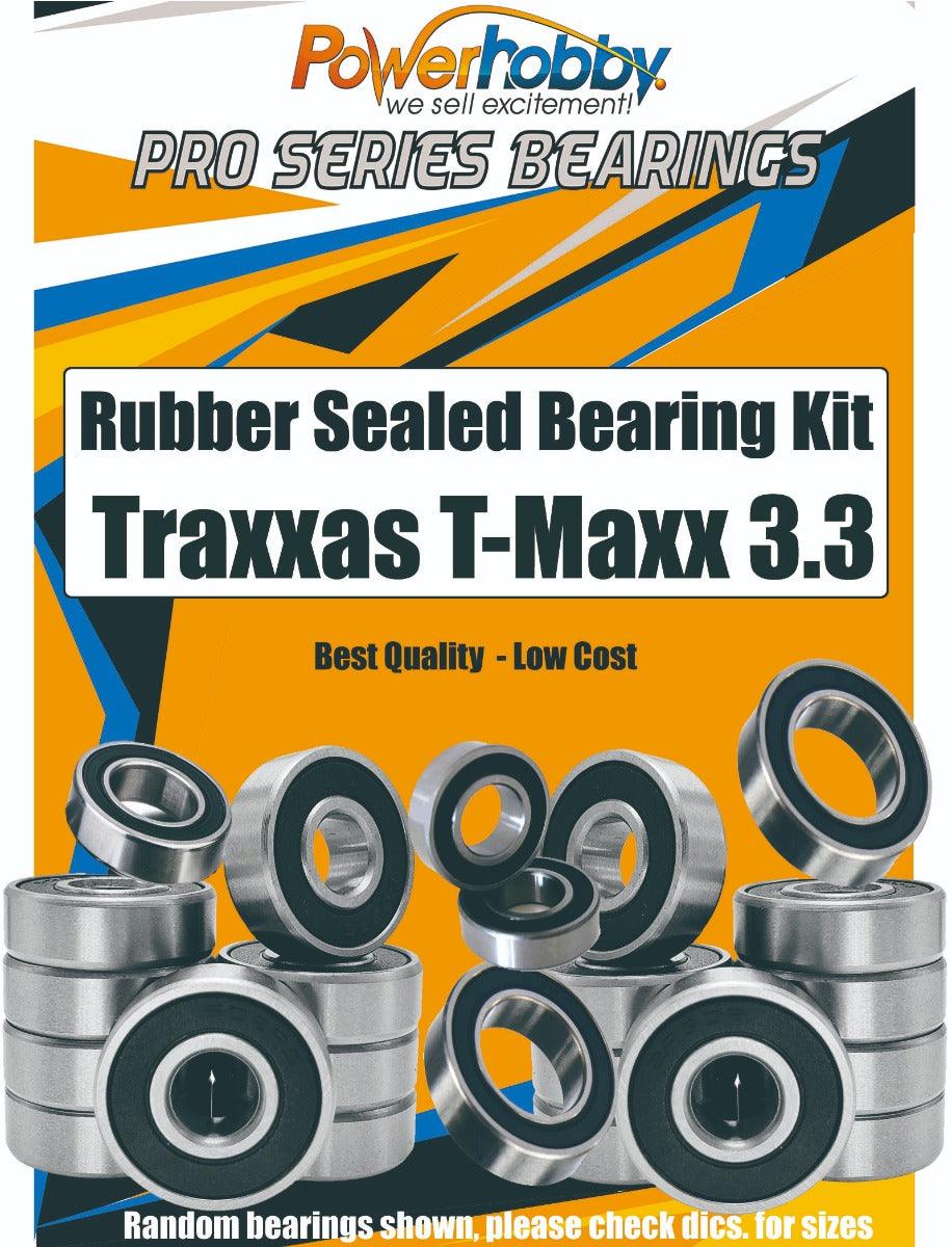 PowerHobby Pro Series Rubber Sealed Bearing Kit FOR Traxxas T-Maxx 3.3 (#49077)
