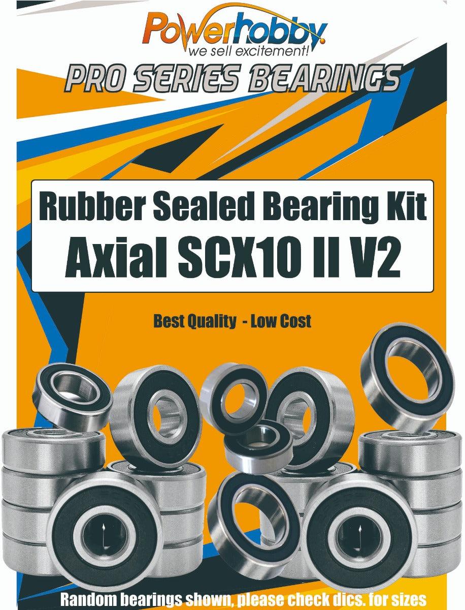 PowerHobby Pro Series Rubber Sealed Bearing Kit Axial SCX10 II (V2)