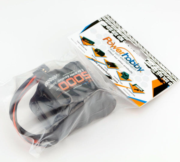 Powerhobby 6v 5000mAh 5-Cell Hump Receiver NiMH RX Battery 1/5 scale