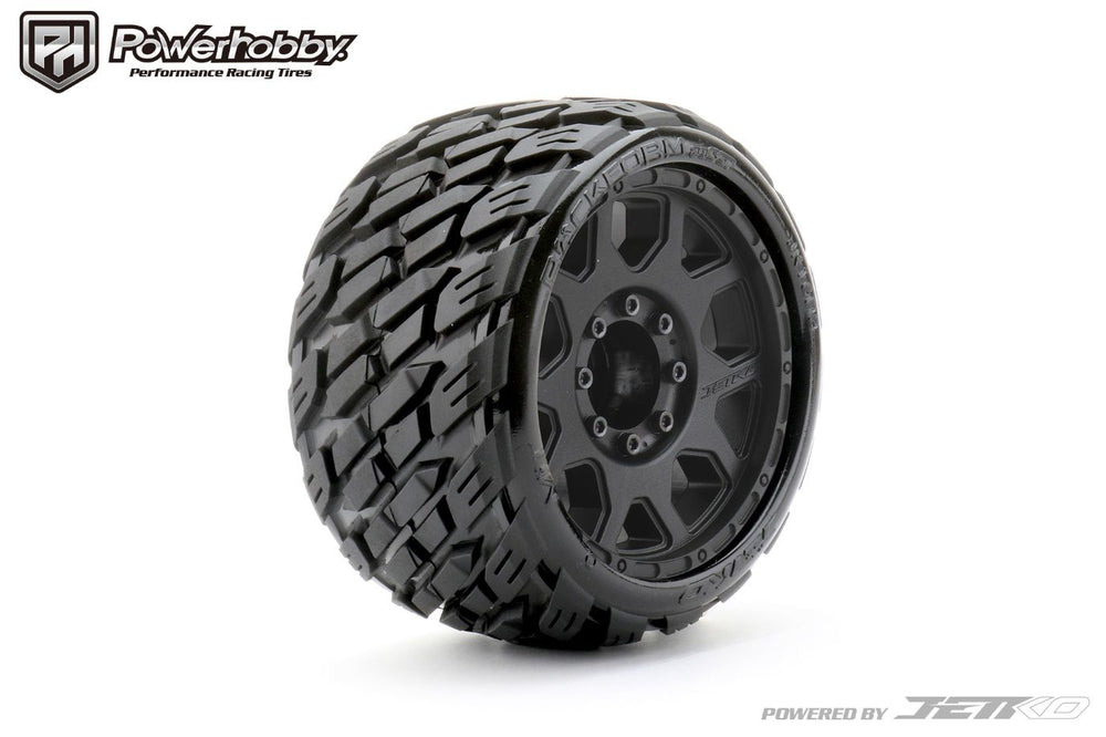 Powerhobby 1/8 SGT 3.8 Rockform Belted Mounted Tires (2) 17MM Low Profile