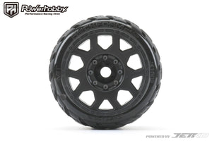 Powerhobby 1/8 SGT 3.8 Rockform Belted Mounted Tires (2) 17MM Low Profile