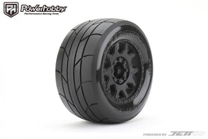 Powerhobby 1/8 MT 3.8 Super Sonic Belted Mounted Tires w Removable Hex Wheels (2)