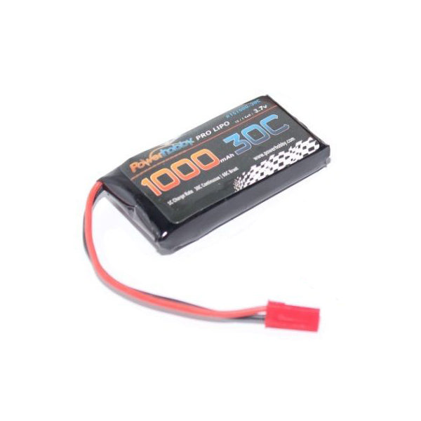 Power Hobby 1S 3.7V 1000mAh 20C LiPo Battery w/ JST Connector