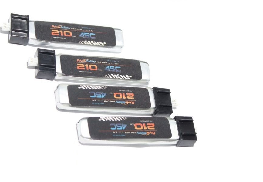 Power Hobby 210mAh 3.7v 1S 45C Lipo Battery with EFL/BLH Plug