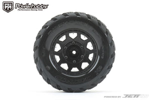 Powerhobby 1/10 2.8 MT Rockform Belted Tires (2) with Removable Hex Wheels