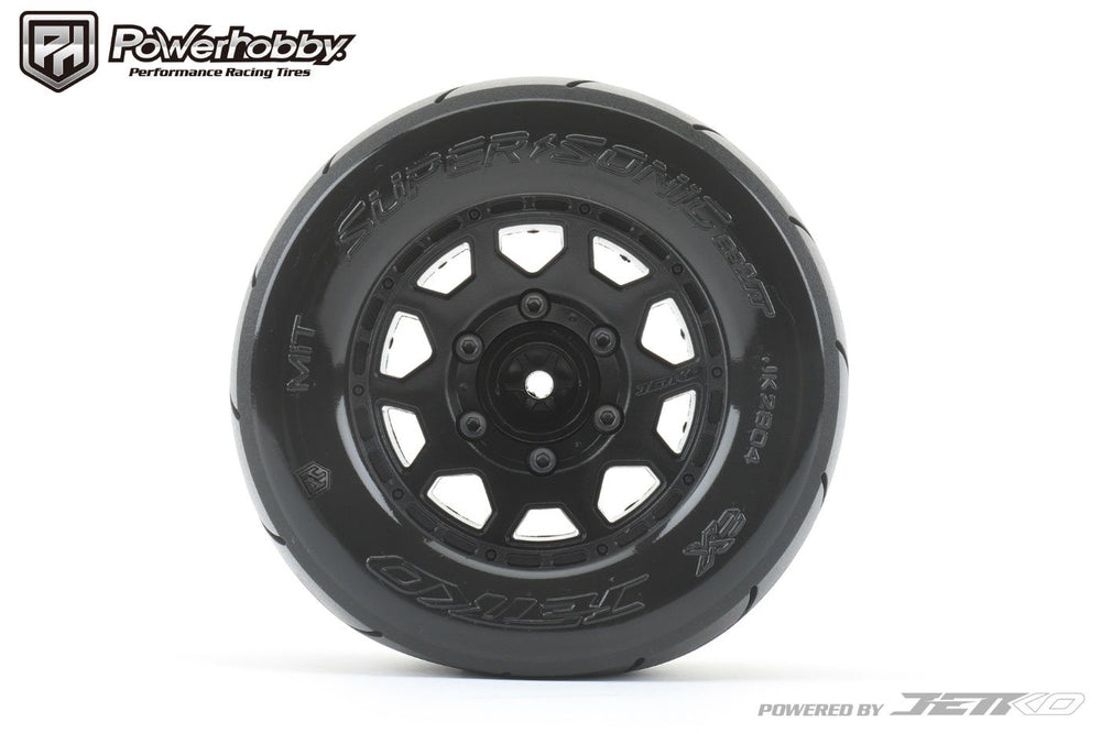 Powerhobby 1/10 2.8 MT Super Sonic Tires (2) with Removable Hex Wheels