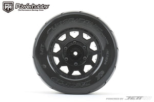 Powerhobby 1/10 2.8 MT Super Sonic Tires (2) with Removable Hex Wheels