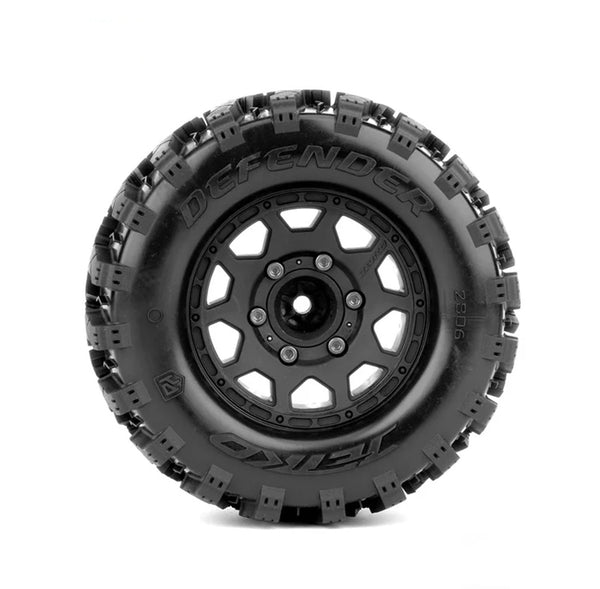 Power Hobby 1/10 2.8" MT Defender Belted Mounted Tires (2) w/ Removable