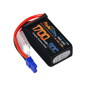 Powerhobby 2S 1700mAh 50C LiPo Battery w EC2 Plug : Losi Mini-B