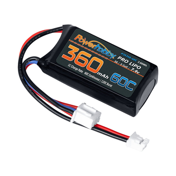 Powerhobby 2s 360mah 60C UPGRADE Lipo Battery Kyosho Mini-Z