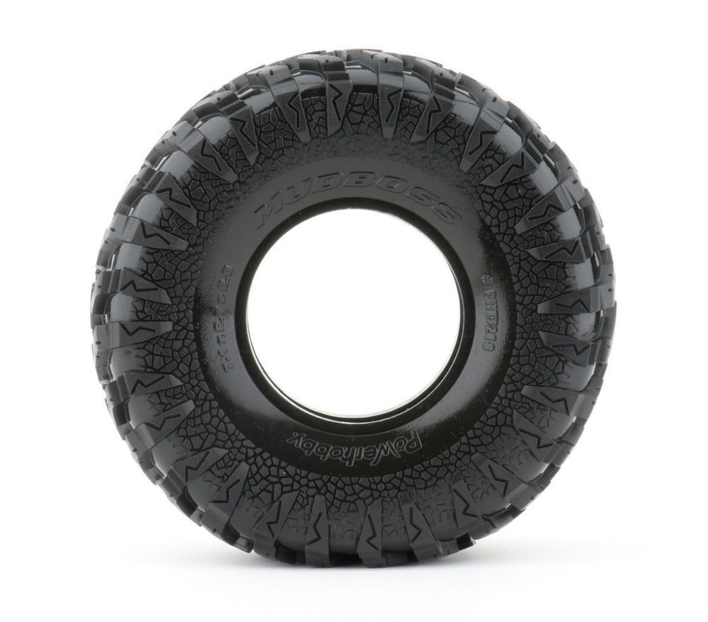 Powerhobby 2.9" Mudboss Tires w Dual Stage Foam (2) Axial SCX6