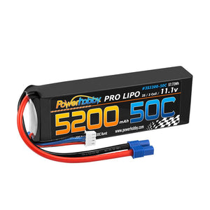 PowerHobby 3S 11.1V 5200mAh 50C Lipo Battery Pack w EC3 Plug 3-Cell