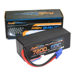 Power Hobby 4S 14.8V 7200MAH 60C w/ EC5 Hard Case