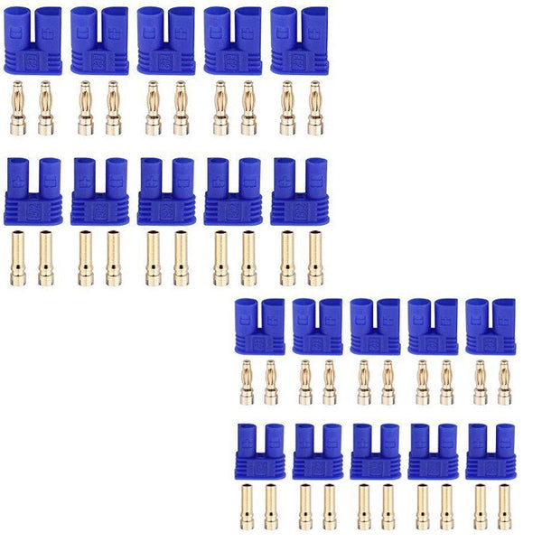 Powerhobby EC2 Male / Female Plugs (20)