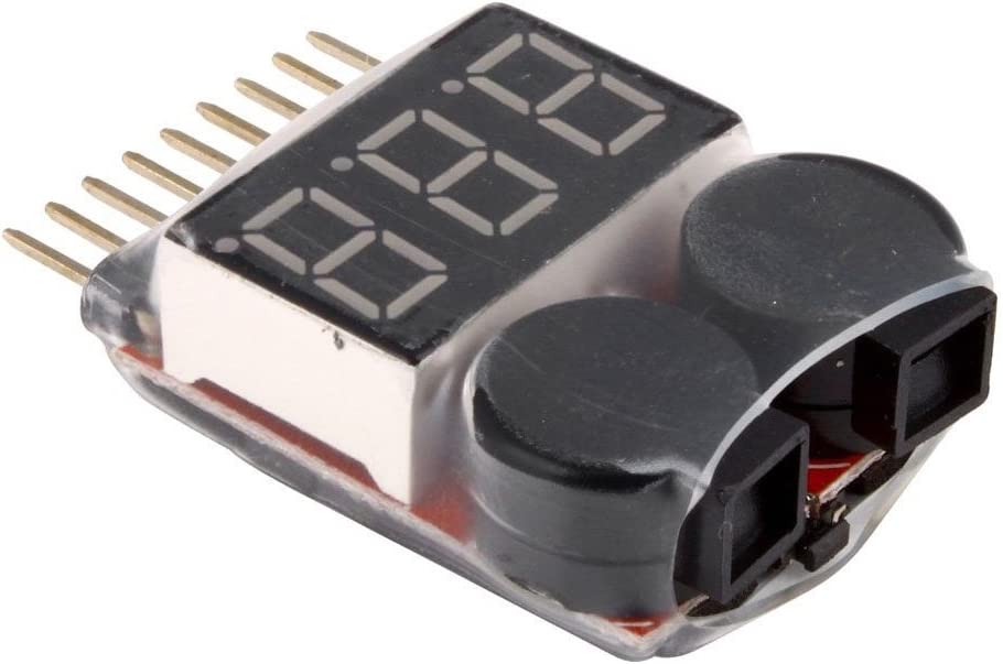 Powerhobby Digital 1S-8S LiPo Battery Voltage Tester Indicator Checker Detector