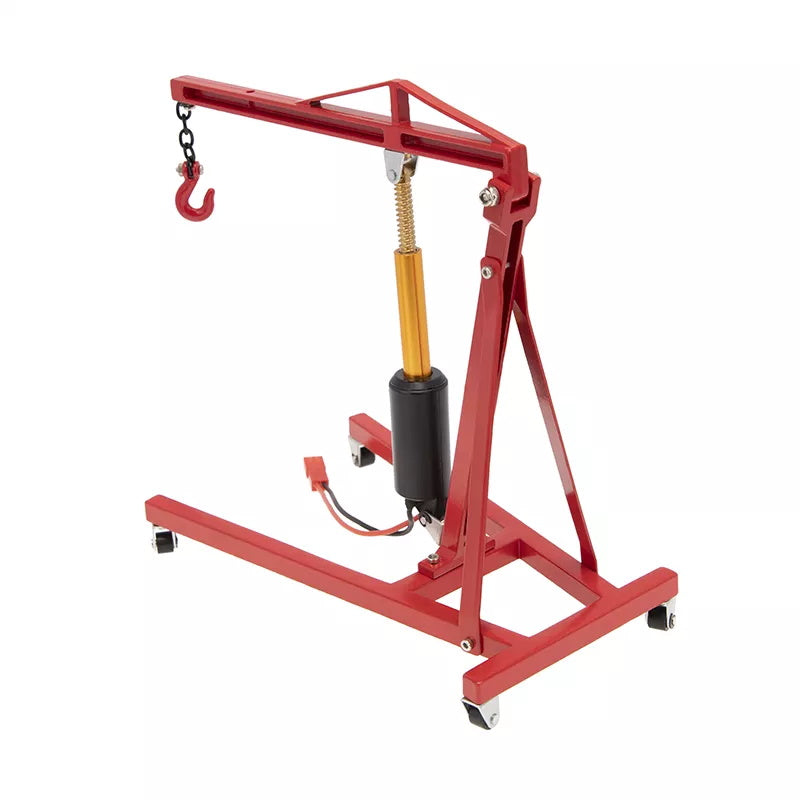 Powerhobby Simulation Garage Series Engine Hoist Shop Crane Hoist Lift Red: RC