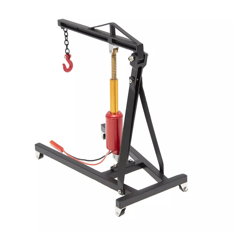 Powerhobby Simulation Garage Series RC Engine Hoist  Shop Crane Hoist Lift Black
