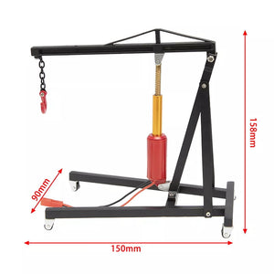 Powerhobby Simulation Garage Series RC Engine Hoist  Shop Crane Hoist Lift Black