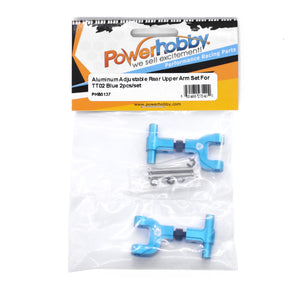 Powerhobby Aluminum Adjustable Rear Upper Arm Set Tamiya TT02