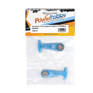 Powerhobby Aluminum Front Upper Arm Set Tamiya TT02