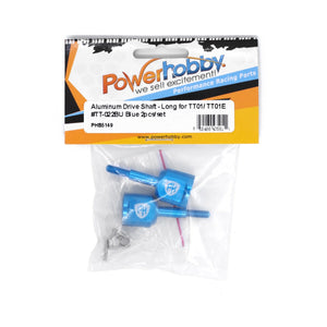 Powerhobby Aluminum Long Drive Shaft Tamiya TT01 / TT02 (2)