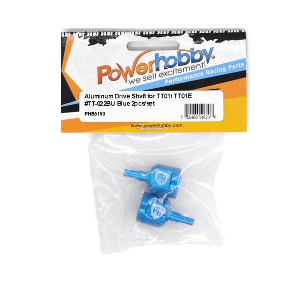 Powerhobby Aluminum Short Drive Shaft Tamiya TT01 / TT02 (2)