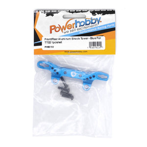 Powerhobby Aluminum Shock Tower Front or Rear Tamiya TT02