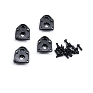 Powerhobby Brass Portal Axle Covers Axial 1/18 Capra UTB18 Black