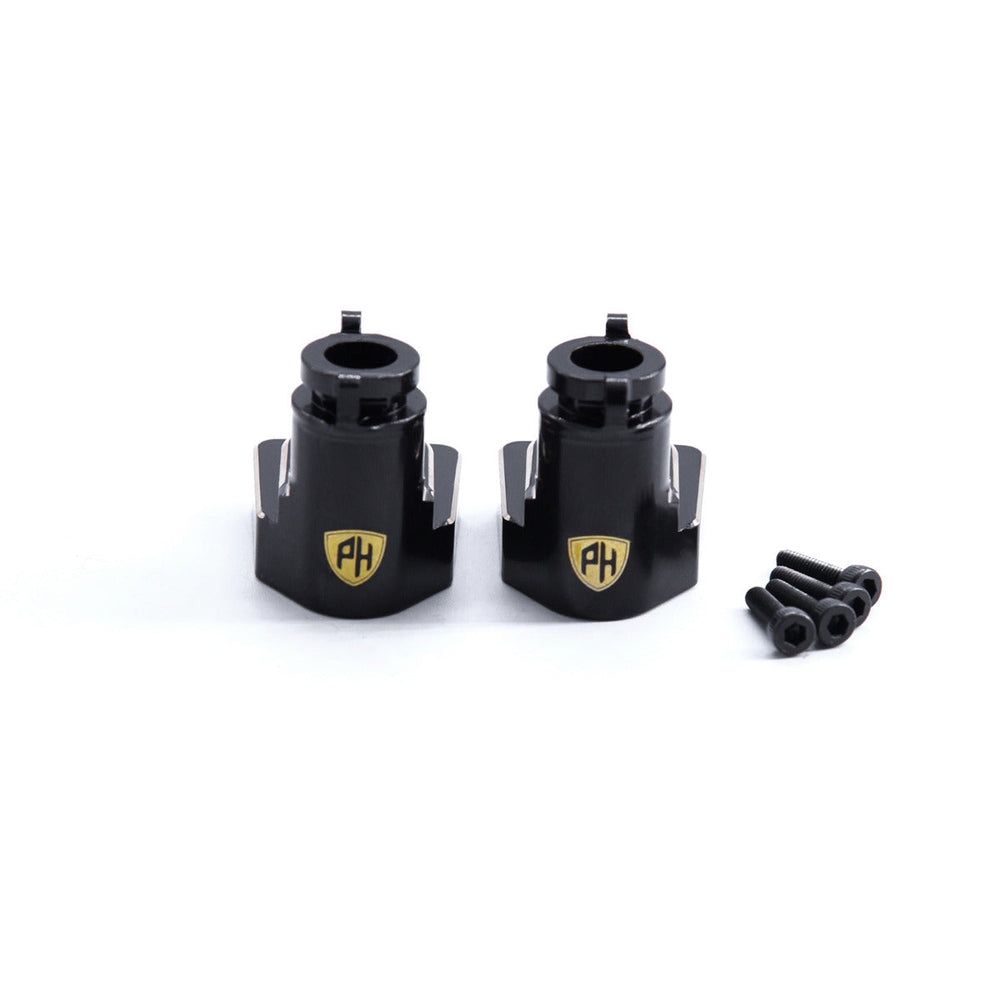 Powerhobby Brass Rear Axle Carriers AXIAL UTB18 Capra Black