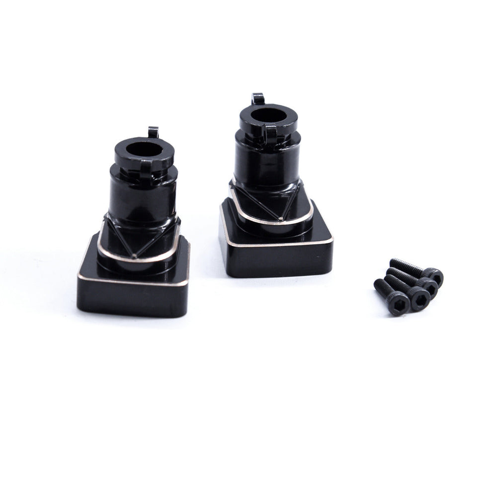 Powerhobby Brass Rear Axle Carriers AXIAL UTB18 Capra Black