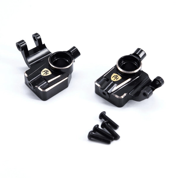 Powerhobby Brass Portal Steering Knuckles AXIAL UTB18 Capra Black