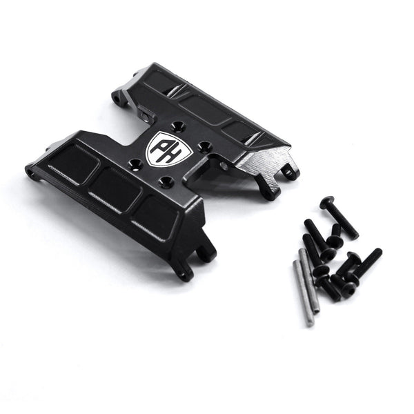 Powerhobby Aluminum Gear Box Skid Plate Axial 1/18 Capra UTB18 Black