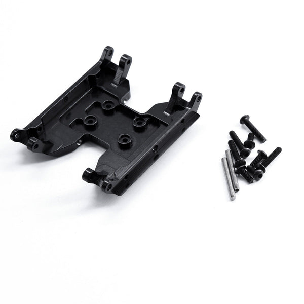 Powerhobby Aluminum Gear Box Skid Plate Axial 1/18 Capra UTB18 Black