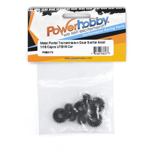 Powerhobby Metal Portal Transmission Gear Set Axial 1/18 Capra UTB18