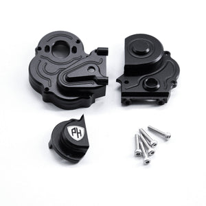 Powerhobby Aluminum Gearbox Case Axial 1/18 Capra UTB18 Black