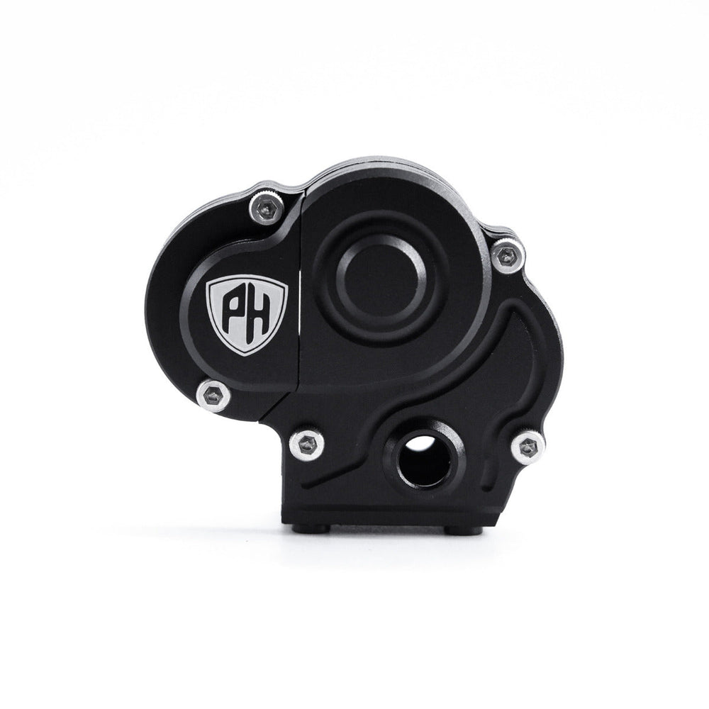Powerhobby Aluminum Gearbox Case Axial 1/18 Capra UTB18 Black