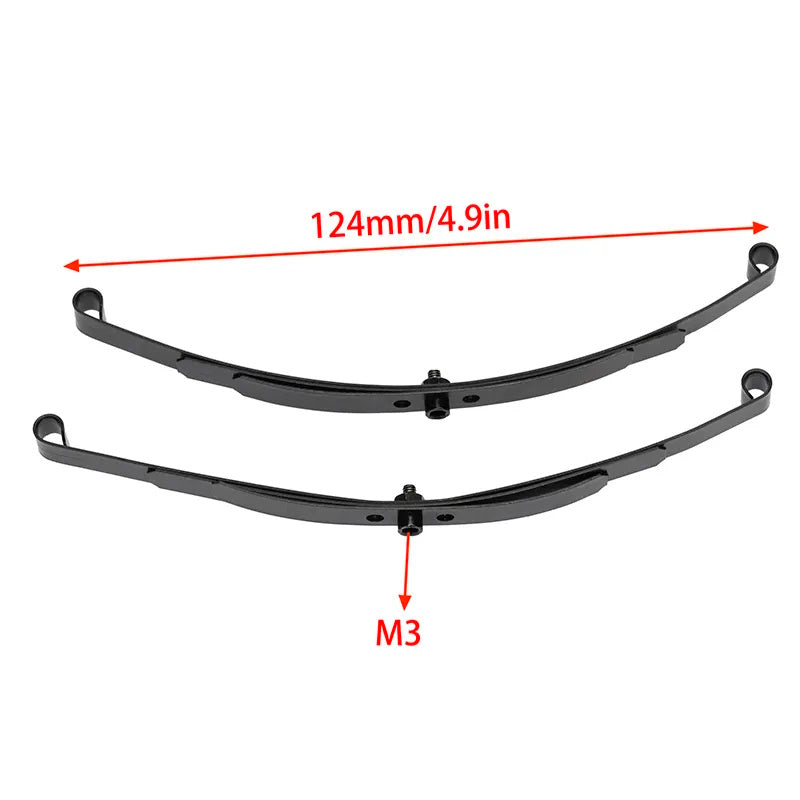 Powerhobby Steel Leaf Springs Set HighLift Chassis Suspension D90 RC4WD Tamiya Axial