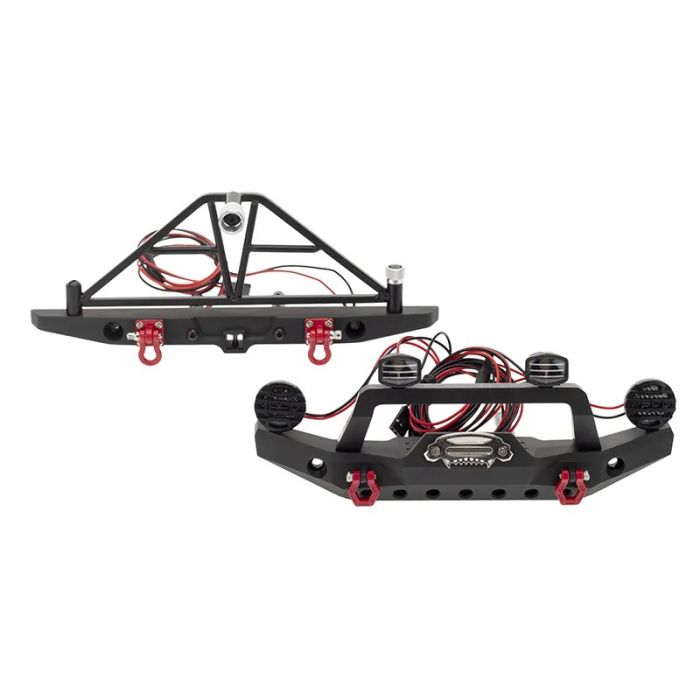 Power Hobby Aluminum Front / Rear Bumpers TRX-4, Axial SCX10 III