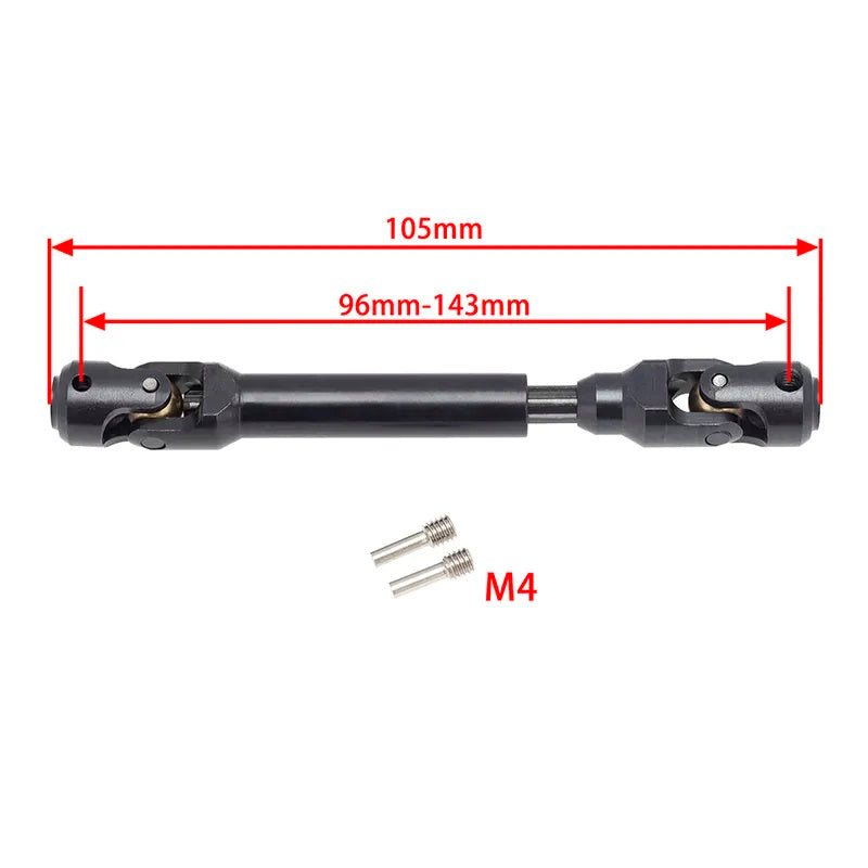 Powerhobby Universal Spline Drive Shaft CVD 96-143MM (1) TRX-4 Wraith SCX10