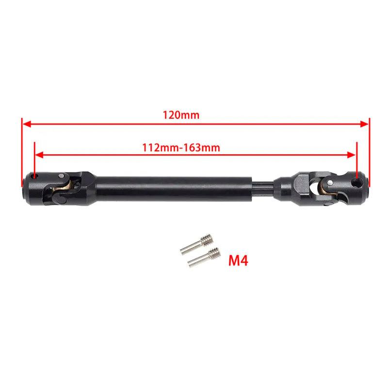 Powerhobby Universal Spline Drive Shaft CVD 112-163MM (1) TRX-4 Wraith SCX10 — SCX10 Parts