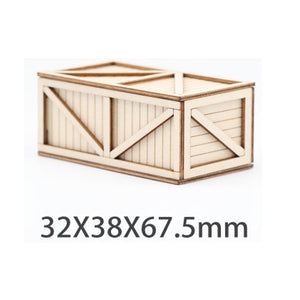 Powerhobby 1/18 Scale Wooden Box Decoration for RC Crawler Accessories