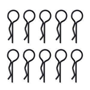 Powerhobby Large Body Clips (10) Axial SCX6 Black