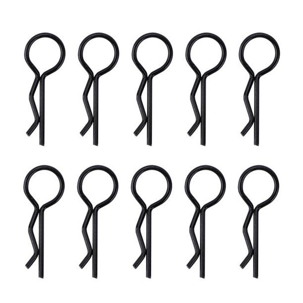 Powerhobby Large Body Clips (10) Axial SCX6 Black