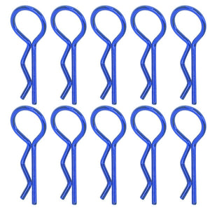 Powerhobby Large Body Clips (10) Axial SCX6 Blue