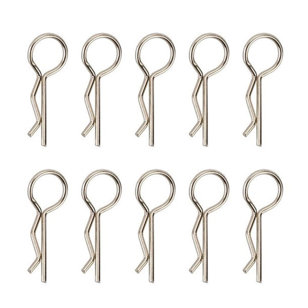 Powerhobby Large Body Clips (10) Axial SCX6 Silver