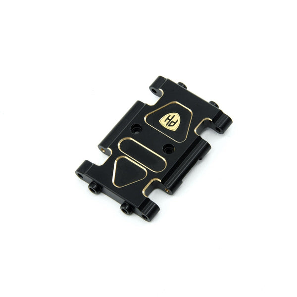 Powerhobby Brass Chassis Skid Plate Black Axial 1/24 AX24