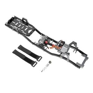 Powerhobby 313mm Wheelbase Aluminum Chassis w Gearbox Axial SCX10 SCX10 II