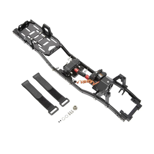 Powerhobby 313mm Wheelbase Aluminum Chassis w Gearbox Axial SCX10 SCX10 II